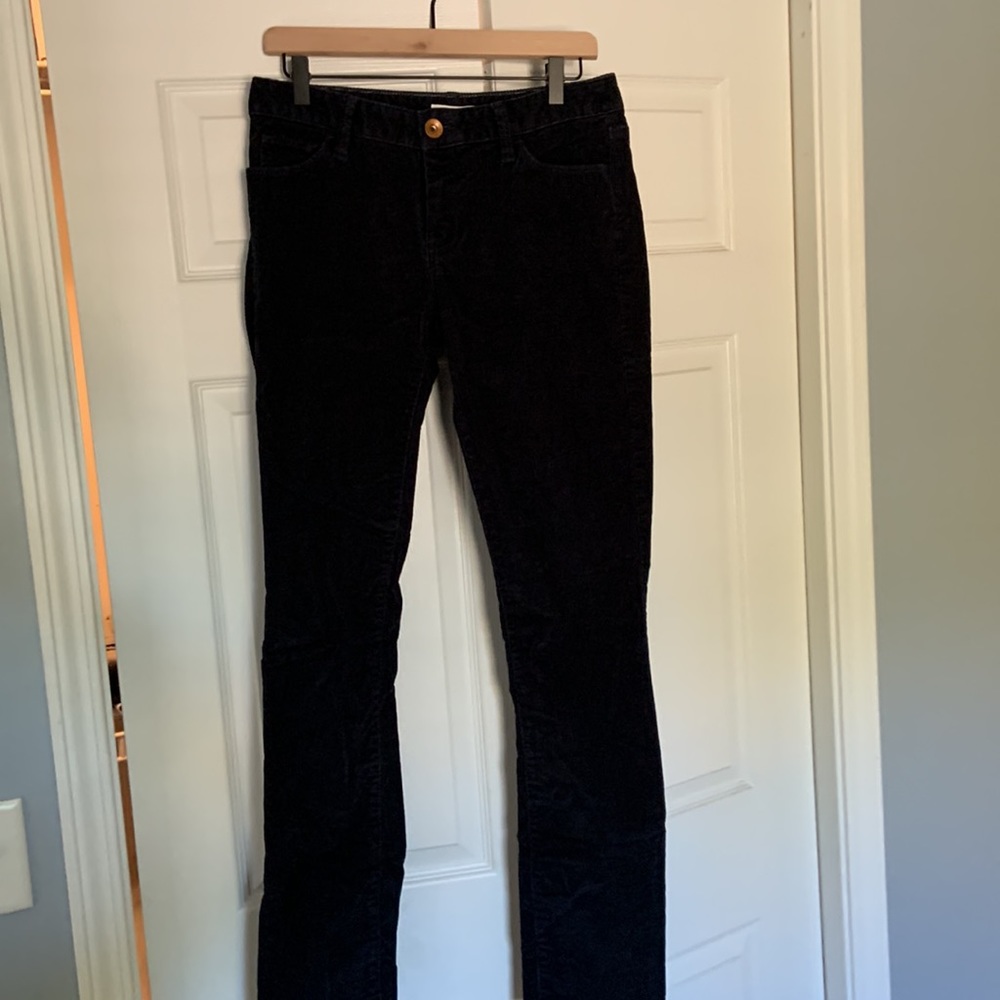 BR navy slim cords